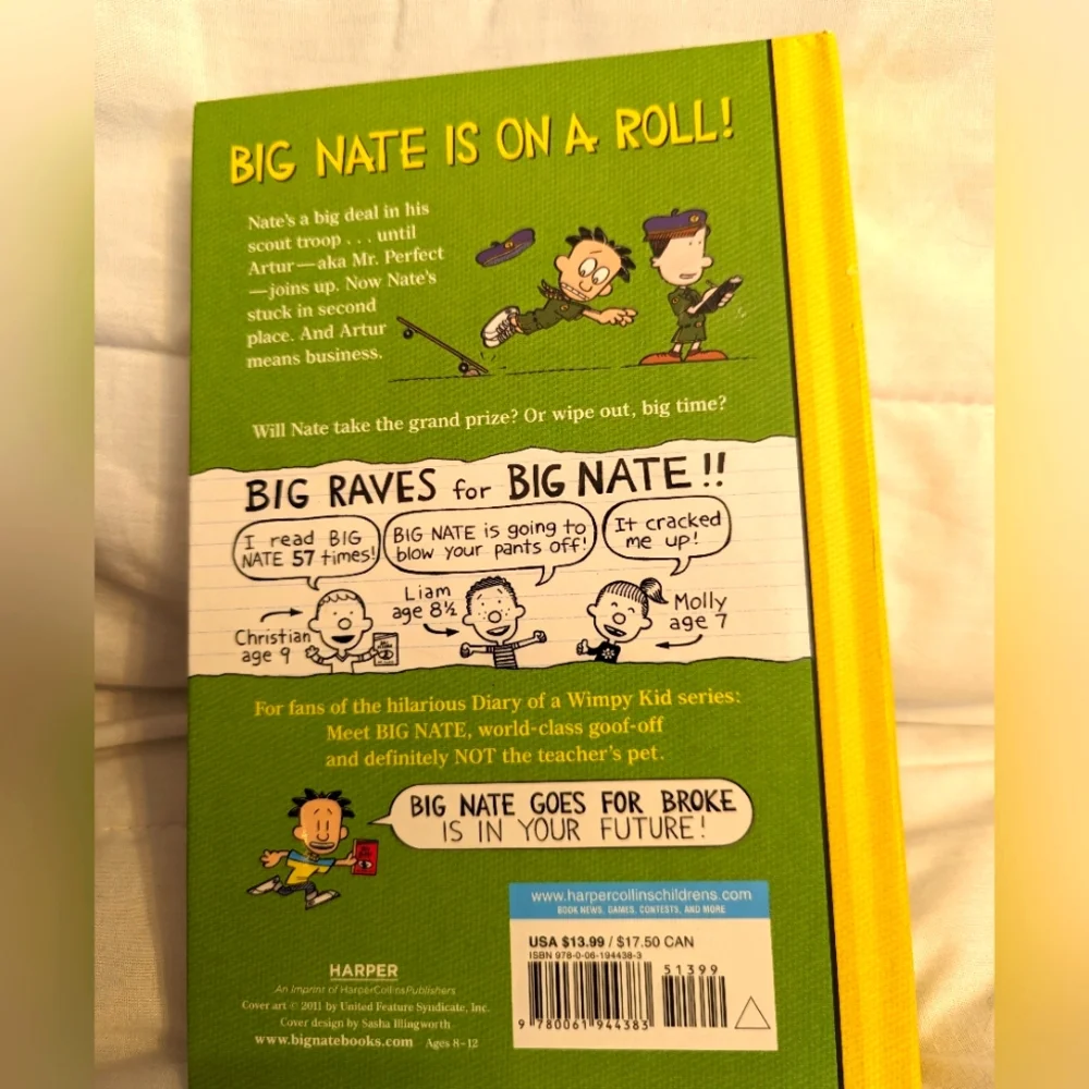 Big Nate Books By Lincoln Pierce Set Of 2 - Picture 6 of 8